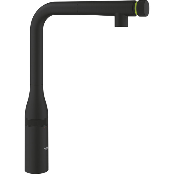 Смеситель для кухни Grohe Essence SmartControl 31928KF0 (фантомный черный, с выдвижной лейкой), фото 2