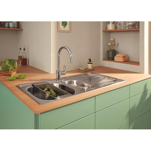 Змішувач для кухні Grohe QuickFix StartLoop 30556000 (з висувною лійкою), фото , изображение 3