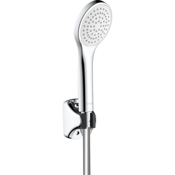 Лійка для душу Imprese Modus Chrome f03808201SP (однорежимна, зі шлангом та тримачем), Колір виробника: хром, фото 