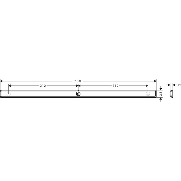 Тримач аксесуарів Hansgrohe WallStoris Matt White 27904700 (70 см, білий матовий), Колір виробника: білий матовий, фото , изображение 6
