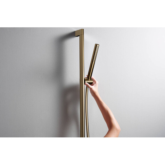 Лейка для душа Hansgrohe Pulsify S Ecosmart+ Brushed Bronze 24126140 (брашированная бронза, однорежимная), Цвет производителя: брашированная бронза, фото 5