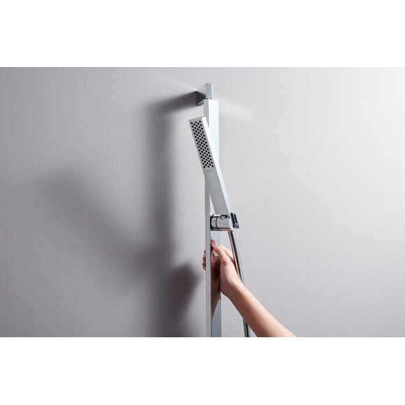 Лейка для душа Hansgrohe Pulsify E Ecosmart Chrome 24320000 (хром, однорежимная), Цвет производителя: хром, фото 4