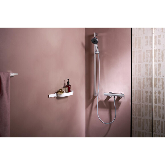 Тримач аксесуарів Hansgrohe WallStoris Matt White 27902700 (50 см, білий матовий), Колір виробника: білий матовий, фото , изображение 4