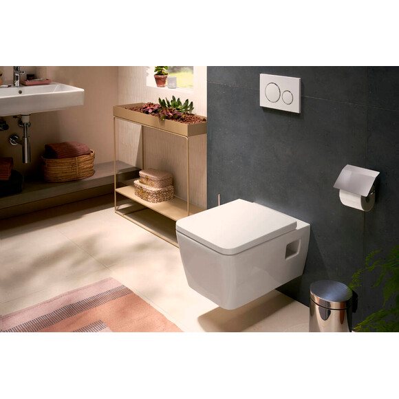 Відро для сміття Hansgrohe Addstoris Chrome 41775000 (хром, 3 л, з педаллю та кришкою), Колір виробника: хром, фото , изображение 3