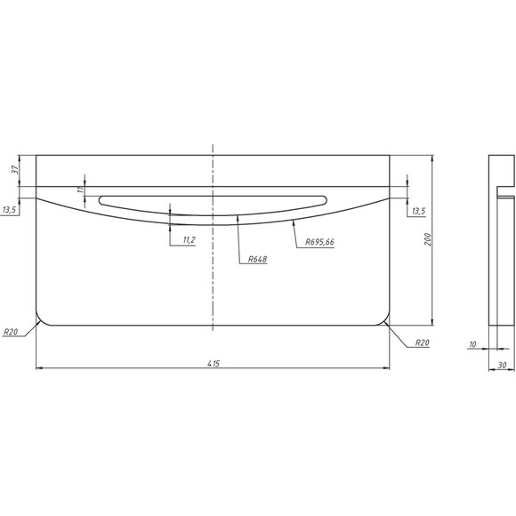 Полиця для рушникосушарки Navin 21-005620-4220 (карамельний дуб, до моделей Авангард і Largo), фото , изображение 6