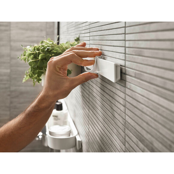 Тримач аксесуарів Hansgrohe WallStoris Matt White 27902700 (50 см, білий матовий), Колір виробника: білий матовий, фото , изображение 2