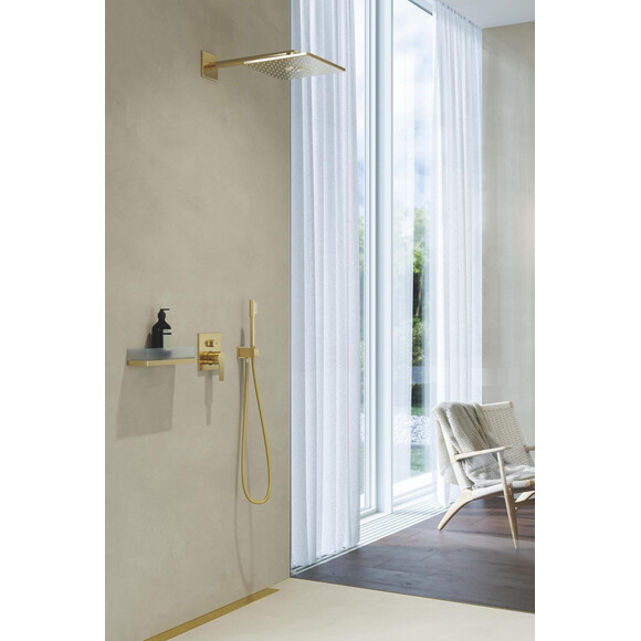 Лійка для душу Grohe Spa Rainshower Aqua Stick 26866GN0 (холодний світанок матовий, однорежимна), Колір виробника: холодний світанок матовий, фото , изображение 4