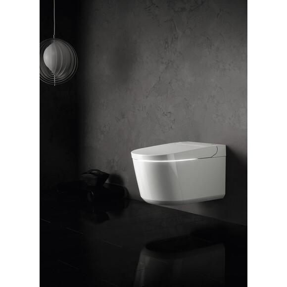 Безобідковий підвісний унітаз-біде Grohe Sensia Pro 36508SH0 (воронкоподібний, з сидінням), фото , изображение 14
