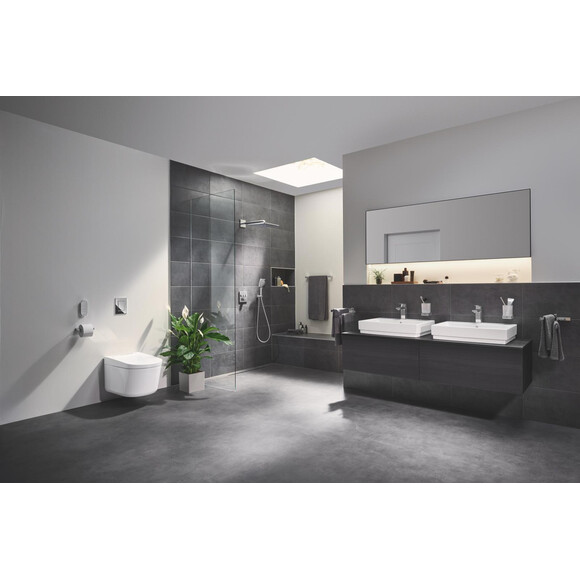 Безобідковий підвісний унітаз-біде Grohe Sensia Pro 36508SH0 (воронкоподібний, з сидінням), фото , изображение 17