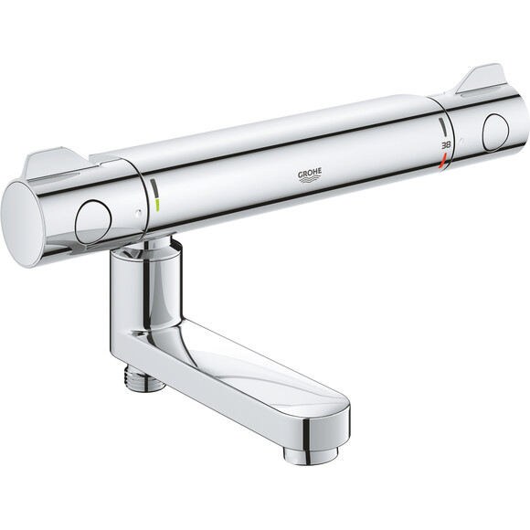 Излив на смеситель для ванны Grohe 13450000 (12 см, поворотный, с переключателем на душ), фото , изображение 2
