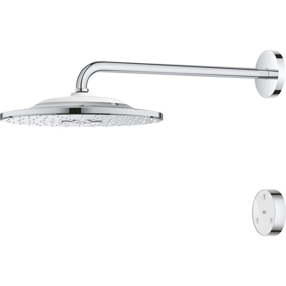 Верхний душ Grohe Rainshower SmartConnect 310 26640000 (2 режима струи, с кронштейном и дистанционным управлением), фото 6