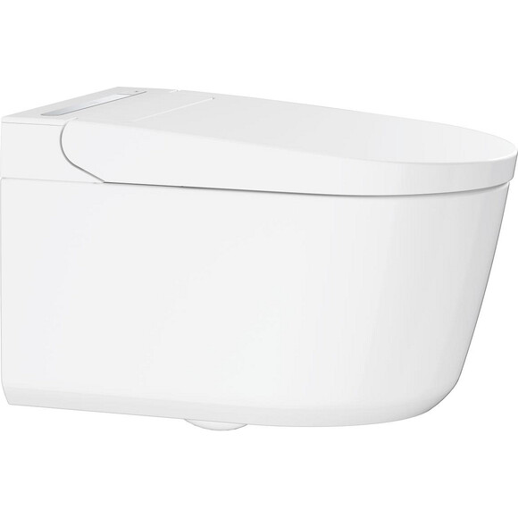 Безобідковий підвісний унітаз-біде Grohe Sensia Pro 36508SH0 (воронкоподібний, з сидінням), фото , изображение 7