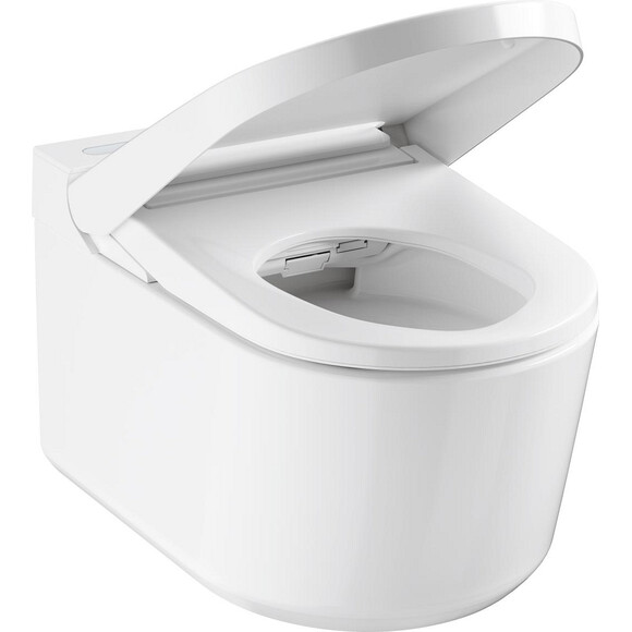 Безобідковий підвісний унітаз-біде Grohe Sensia Pro 36508SH0 (воронкоподібний, з сидінням), фото , изображение 9