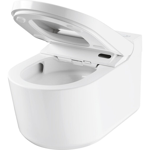 Безобідковий підвісний унітаз-біде Grohe Sensia Pro 36508SH0 (воронкоподібний, з сидінням), фото , изображение 10