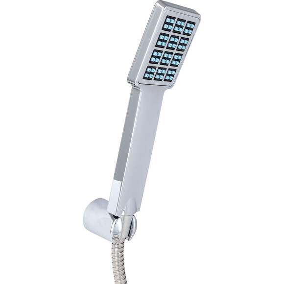 Змішувач для ванни Lidz Wawel 006 Chrome LDWAW006CRM45388 (хром, з лійкою та шлангом), Колір виробника: хром, фото , изображение 5