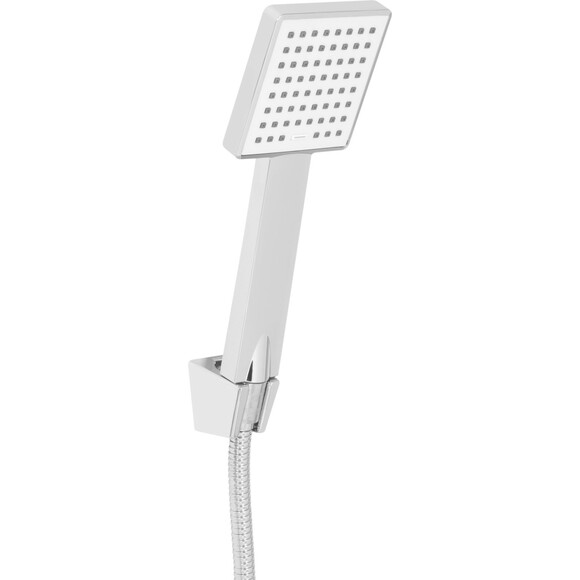 Змішувач для ванни Lidz Dozorca 0051 Chrome LDDOZ0051CRM45404 (з лійкою та шлангом), фото , изображение 3