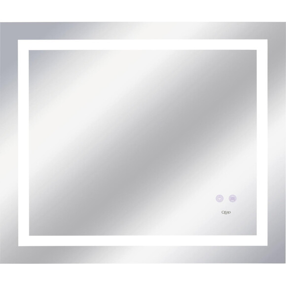 Дзеркало для ванної кімнати Qtap Mideya QT2078NCF8070W (80x70 см, з підсвічуванням, антизапотіванням та диммером), Доступні розміри: 80 x 70, фото , изображение 3