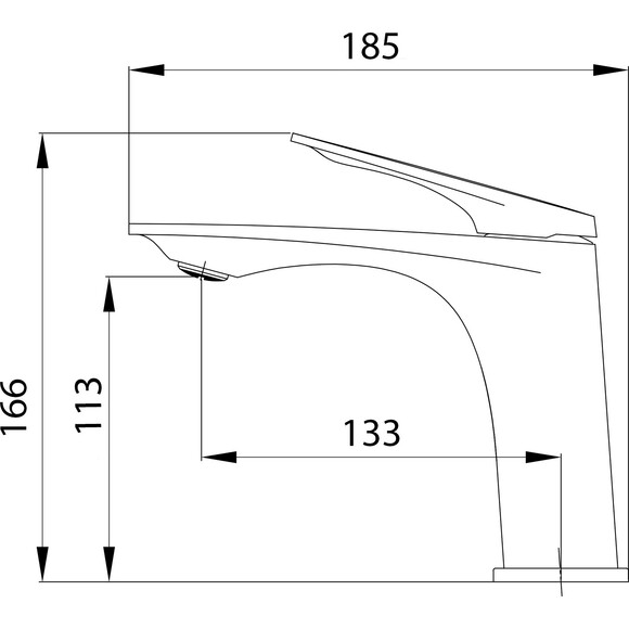 Смеситель для умывальника Qtap Vlasta New Gunmetal Black QTVLA270GMB45641 (черный металлик), Цвет производителя: черный металлик, фото 4