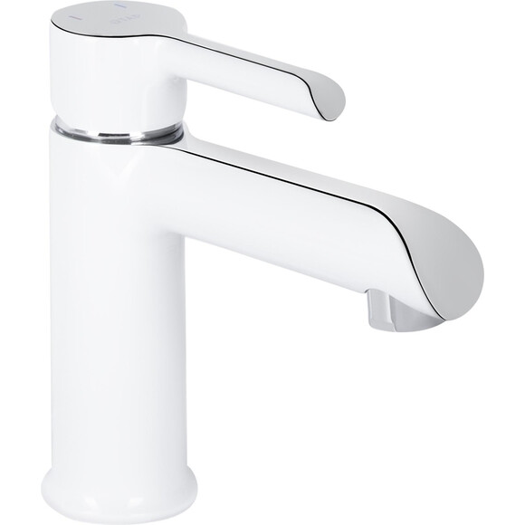 Смеситель для умывальника Qtap Grand Chrome/White QTGRA272CRW45671 (хром/белый, с гигиеническим душем), фото 2