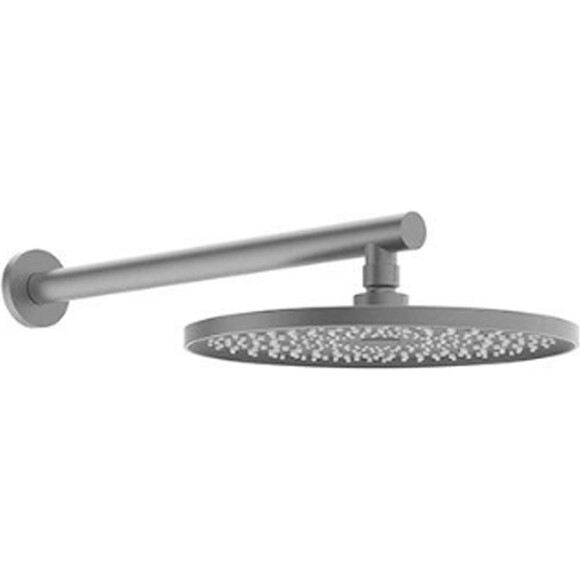 Душова система Qtap Slavonice Gunmetal Black QTSLA113GMB45899 (чорний металік, прихованого монтажу), Колір виробника: чорний металік, фото , изображение 6
