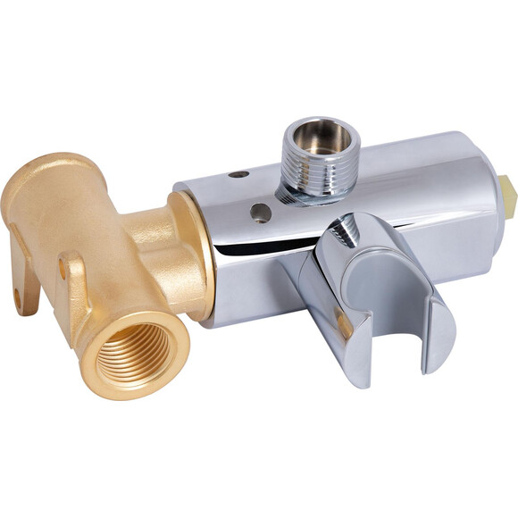 Гигиенический душ со смесителем Qtap Slavonice Chrome QTSLA262CRM45915 (хром, скрытого монтажа), Цвет производителя: хром, фото 4