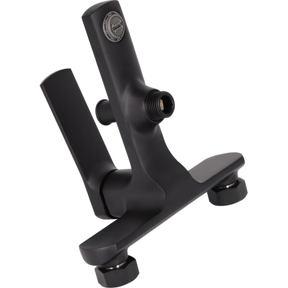 Смеситель для ванны Qtap Slavonice Black Matt QTSLA259BLM45918 (черный матовый), фото 2