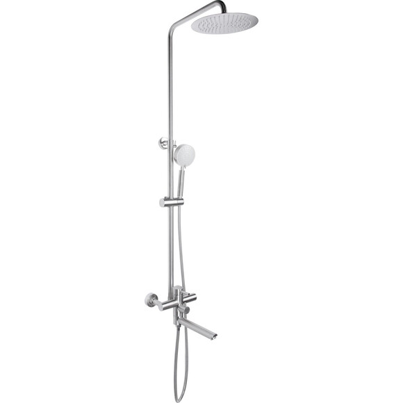 Душевая система Lidz Aria 1033 Nickel LDARI1033NKS46109 (никель, с изливом), фото 