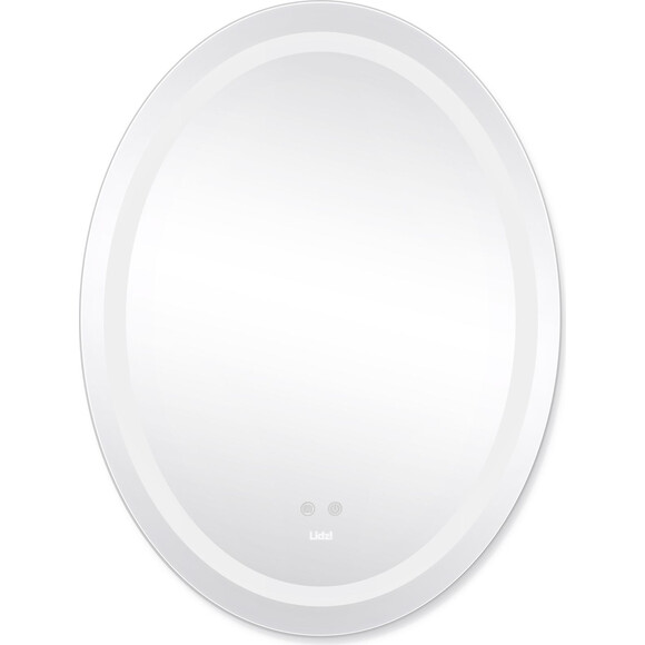 Дзеркало для ванної кімнати Lidz Vida LD78LF6080 (60x80 см, з підсвіткою, антизапотіванням та димером), Доступні розміри: 60 x 80, фото , изображение 2