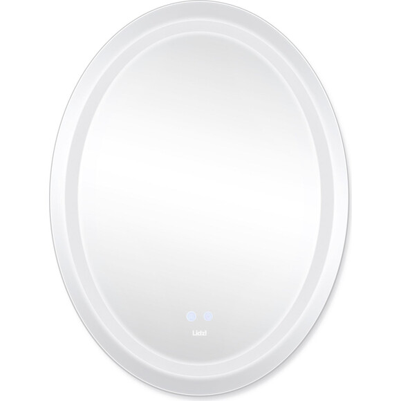 Дзеркало для ванної кімнати Lidz Vida LD78LF6080 (60x80 см, з підсвіткою, антизапотіванням та димером), Доступні розміри: 60 x 80, фото , изображение 3