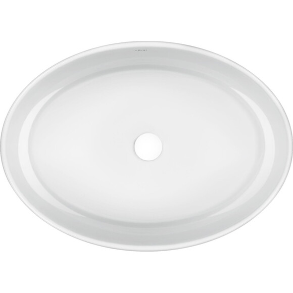 Умывальник Qtap Kolibri White Glossy QT10116065W (51x36 см, белый глянцевый), фото 