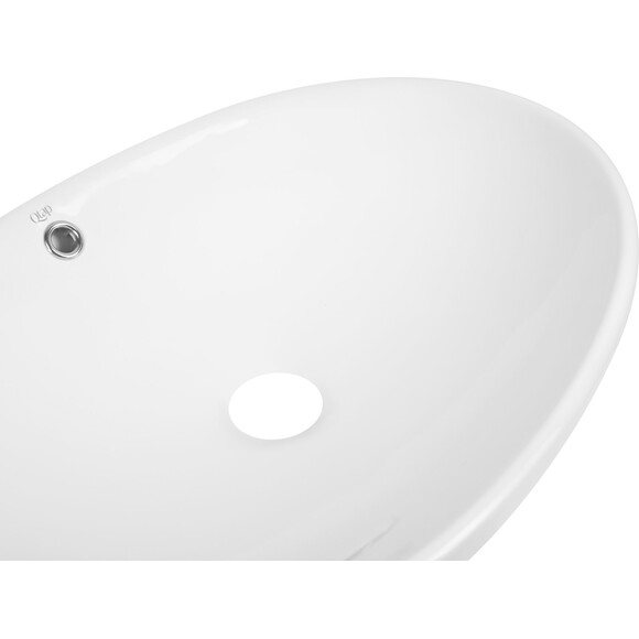 Умивальник Qtap Dove White Glossy QT06118168W (63x42 см, білий глянсовий, чаша), фото , изображение 4