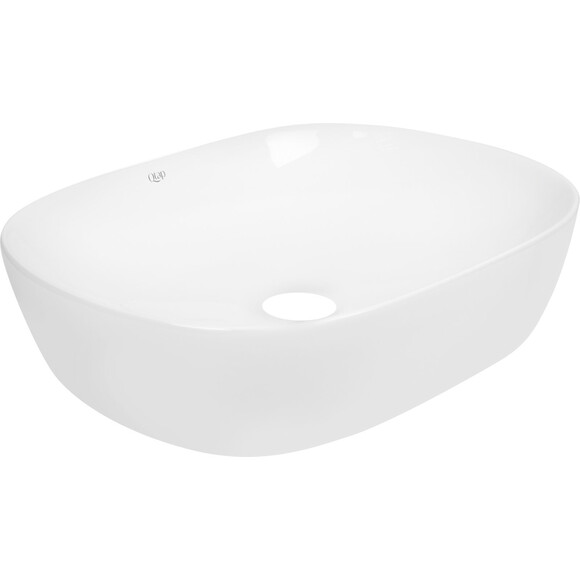 Умивальник Qtap Aquarius White Glossy QT21116302W (47x38 см, білий глянсовий, чаша), фото , изображение 3