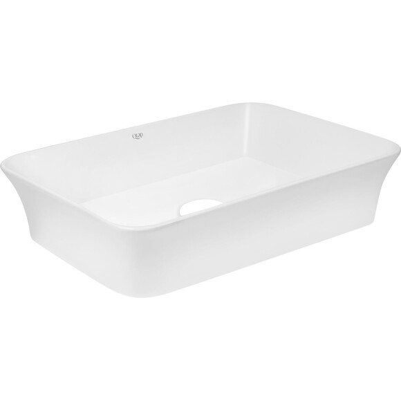 Умывальник Qtap Virgo White Glossy QT18112261WN (49x35 см, белый глянцевый, чаша), фото 3