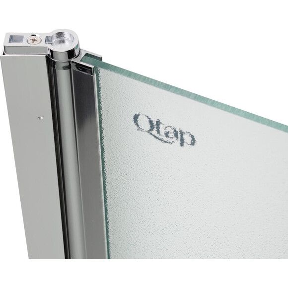 Штора на ванну Qtap Standard Chrome STDCRM407513APL (75x130 см, стекло матовое, профиль хром), Доступные размеры: 75 x 130, Цвет производителя: хром, фото 7