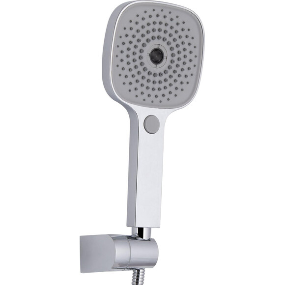 Змішувач для ванни Qtap Swan Eco Chrome QTSWA2601CRM45533 (з лійкою та шлангом), фото , изображение 3