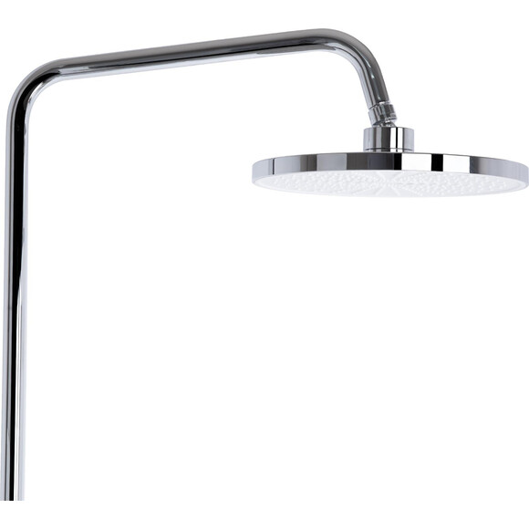 Душова система Qtap Jay White/Chrome QTJAY111CRW45555 (біла/хром, з виливом), Колір виробника: білий, хром, фото , изображение 5