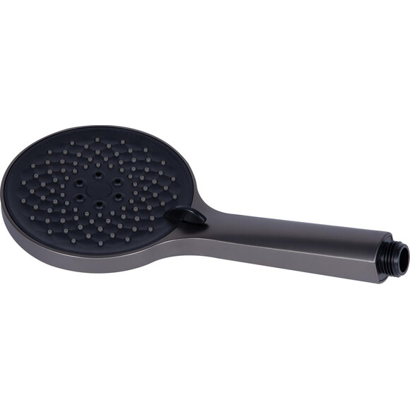 Душова система Qtap Vlasta New Gunmetal Black QTVLA111GMB45651 (чорний металік, з виливом), Колір виробника: чорний металік, фото , изображение 9