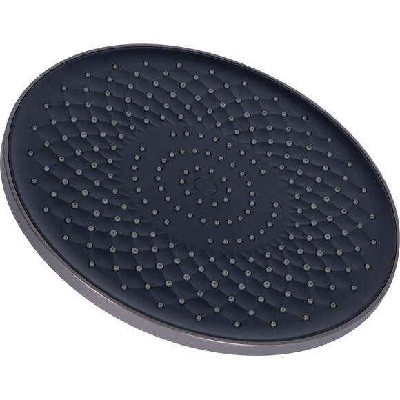 Душова система Qtap Vlasta New Gunmetal Black QTVLA111GMB45651 (чорний металік, з виливом), Колір виробника: чорний металік, фото , изображение 10