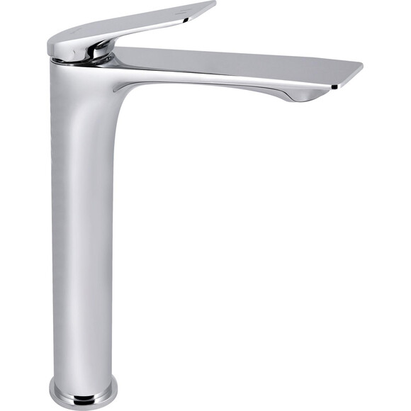 Смеситель для умывальника Qtap Vlasta New Chrome QTVLA269CRM45652 (хром, высокий), Цвет производителя: хром, фото 