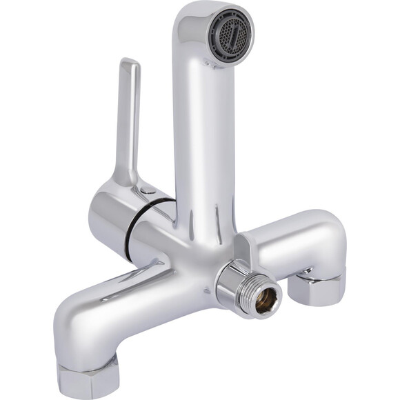 Смеситель для ванны Qtap Cardinal Chrome QTCAR259CRM45656 (с лейкой и шлангом), фото 3