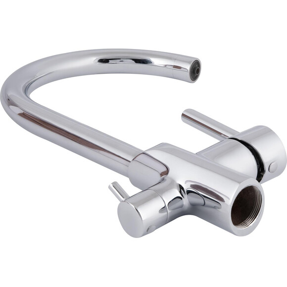 Змішувач для кухні Qtap Grand Chrome QTGRA362CRM45667 (хром, з підключенням питної води), Колір виробника: хром, фото , изображение 3