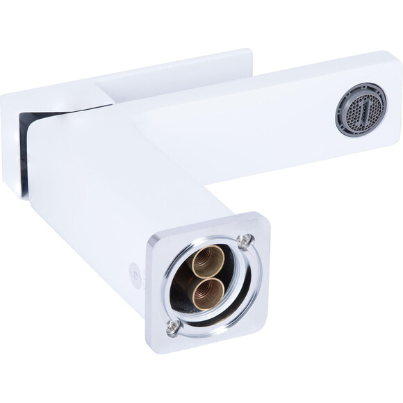 Смеситель для умывальника Qtap Gemini Chrome/White QTGEM270CRW45675 (хром/белый), Цвет производителя: хром, белый, фото 2