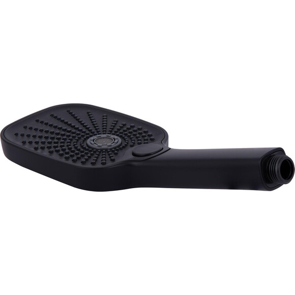 Смеситель для ванны Qtap Gemini Black Matt QTGEM259BLM45682 (черный матовый, с лейкой и шлангом), Цвет производителя: черный матовый, фото 5