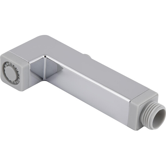 Змішувач для умивальника Qtap Gemini Chrome/White QTGEM272CRW45691 (хром/білий, з гігієнічним душем), Колір виробника: хром, білий, фото , изображение 5