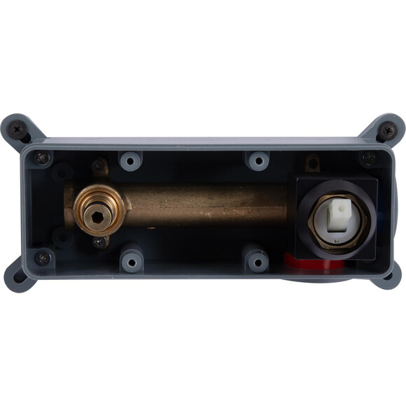 Змішувач прихованого монтажу для душу Qtap Gemini Black Matt QTGEM273BLM45694 (чорний матовий, внутрішня частина в комплекті), фото , изображение 3