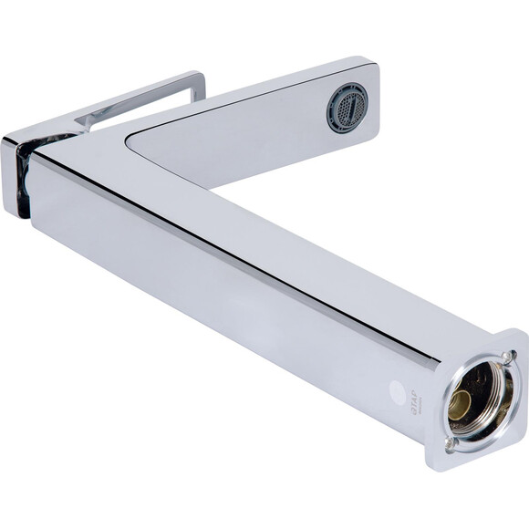 Змішувач для умивальника Qtap Gemini Loop Chrome QTGEM269CRM45700 (високий), фото , изображение 2