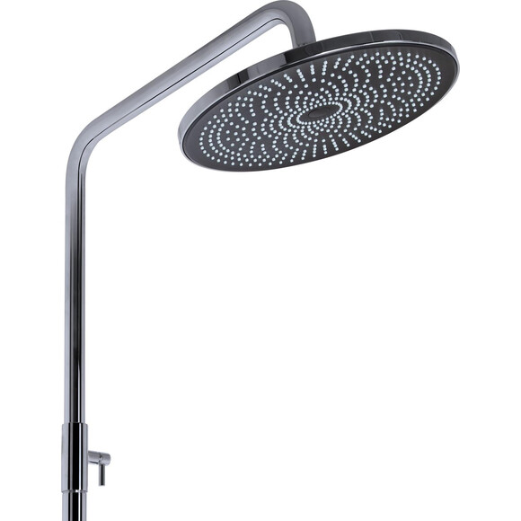 Душова система Qtap Slavonice Chrome QTSLA111CRM45904 (хром, із виливом, каскад), Колір виробника: хром, фото , изображение 4