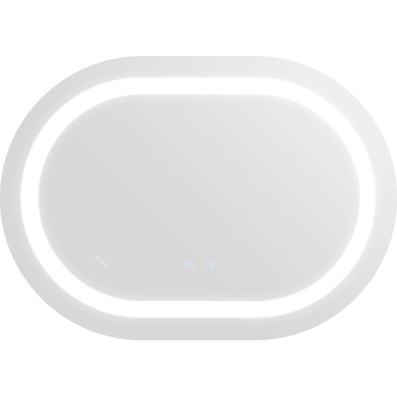 Дзеркало для ванної кімнати Qtap Gemini QT2578R6080 (80x60 см, з підсвічуванням, антизапотіванням та диммером), Доступні розміри: 80 x 60, фото , изображение 3