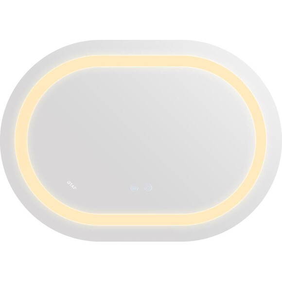 Дзеркало для ванної кімнати Qtap Gemini QT2578R6080 (80x60 см, з підсвічуванням, антизапотіванням та диммером), Доступні розміри: 80 x 60, фото , изображение 4