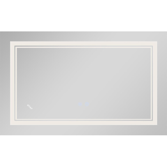 Дзеркало для ванної кімнати Qtap Cardinal QT0478C5080 (80x50 см, з підсвічуванням, антизапотіванням та диммером), Доступні розміри: 80 x 50, фото , изображение 5